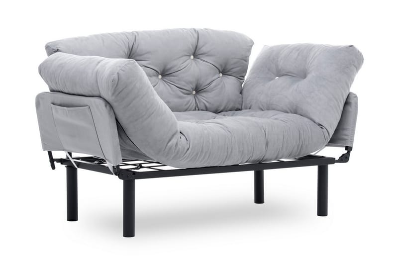Jenica Sovesofa 2-seter - Grå - Møbler - Sofaer - Sovesofaer
