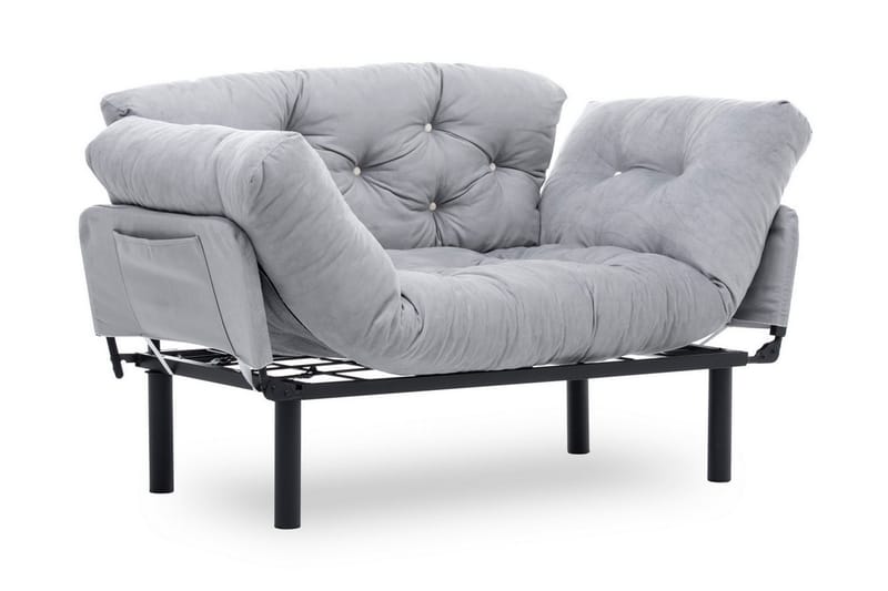 Jenica Sovesofa 2-seter - Grå - Møbler - Sofaer - Sovesofaer