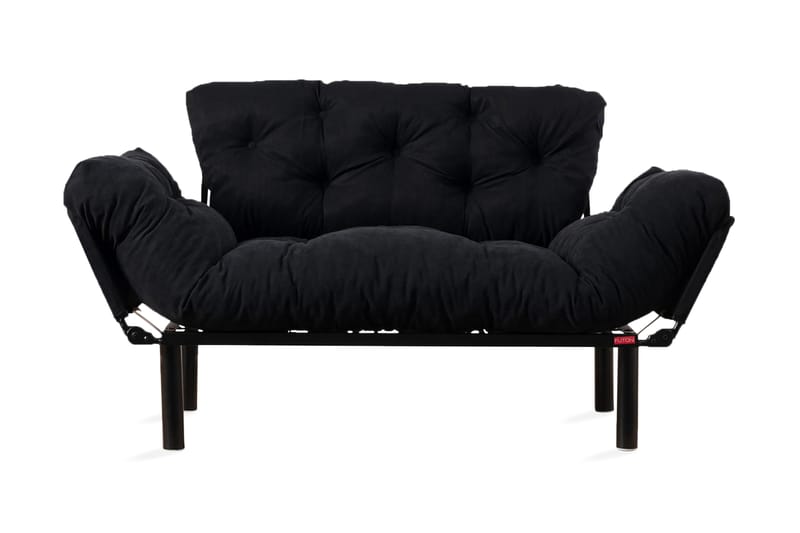 Jenica Sovesofa 2-seter - Svart - Møbler - Sofaer - Sovesofaer