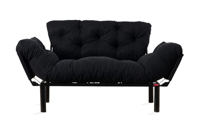 Jenica Sovesofa 2-seter - Svart - Sovesofaer - 2 seters sovesofa