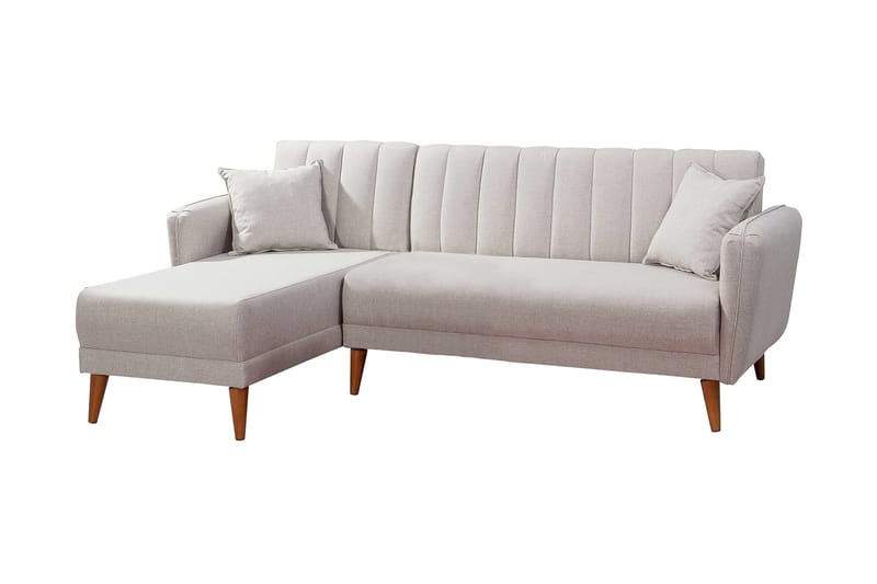 Jenick Hjørnesofa - Beige - Sovesofaer - Hjørnesovesofa