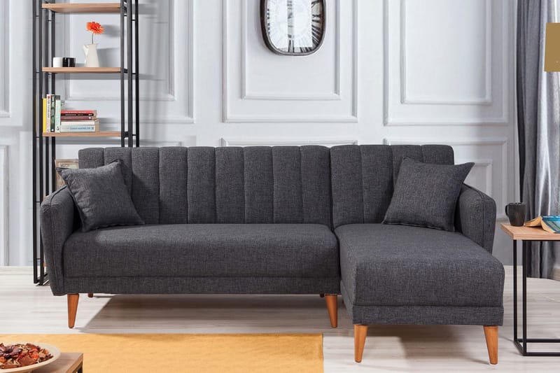 Jenick Hjørnesofa - Mørkegrå - Møbler - Sofaer - Sovesofaer
