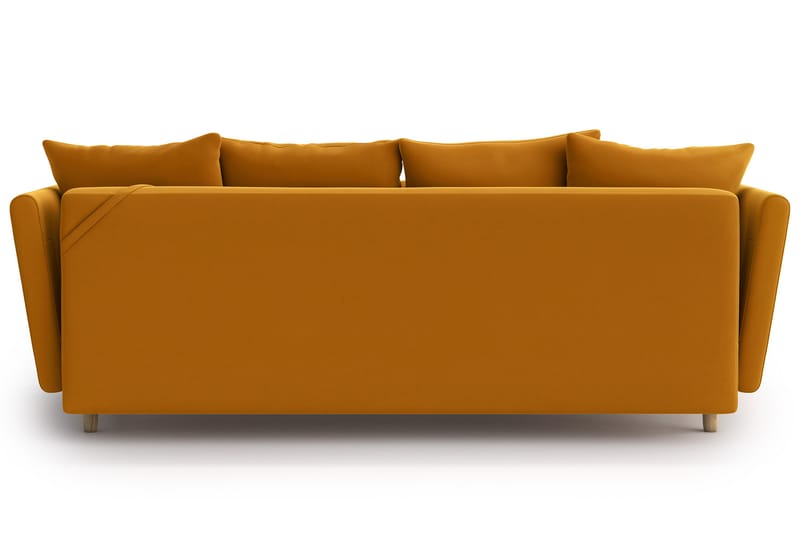 Joleen 3-seter Sovesofa - Gul - Møbler - Sofaer - Sovesofaer