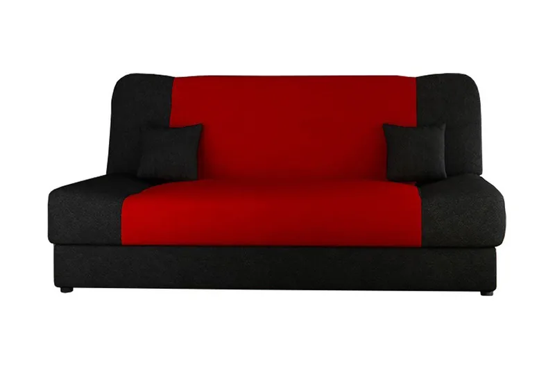 Jonas Sovesofa 195x87x86 cm - Rød - Møbler - Sofaer - Sovesofaer