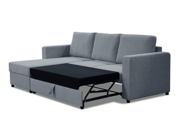 Julia Sovesofa 3-seter med Divan Venstre - Lysegrå - Møbler - Sofaer - Sovesofaer