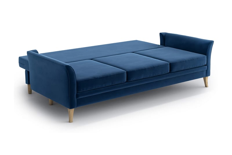 Juliette 3-seter Sovesofa - Blå - Møbler - Sofaer - Sovesofaer