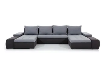 Jurtiga U-Sovesofa - Grå - Møbler - Sofaer - Sovesofaer