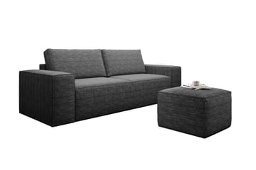 Kamli Sovesofa 3-seters med Oppbevaring - Mørkegrå - Møbler - Sofaer - Sovesofaer