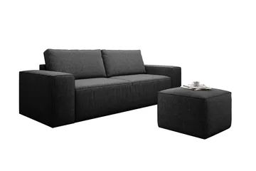 Kamli Sovesofa 3-seters med Oppbevaring - Mørkegrå - Møbler - Sofaer - Sovesofaer