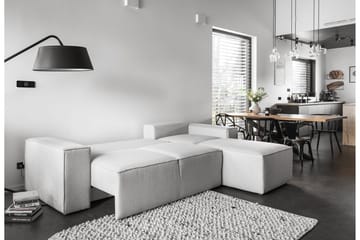Kamli Sovesofa m. Divan med Oppbevaring - Brun - Møbler - Sofaer - Sovesofaer