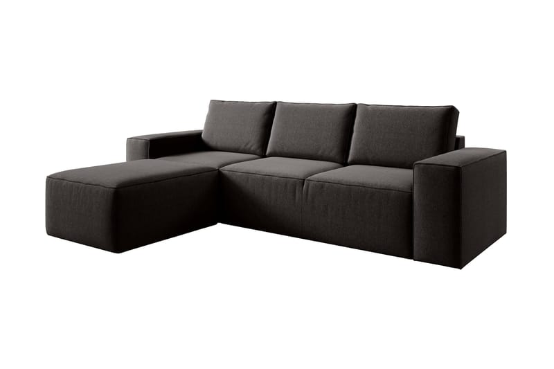 Kamli Sovesofa m. Divan med Oppbevaring - Brun - Sovesofaer - Sovesofa divan