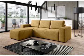 Kamli Sovesofa m. Divan med Oppbevaring - Brun - Møbler - Sofaer - Sovesofaer