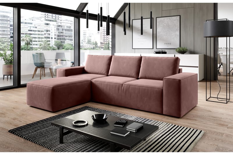 Kamli Sovesofa m. Divan med Oppbevaring - Grønn - Møbler - Sofaer - Sovesofaer