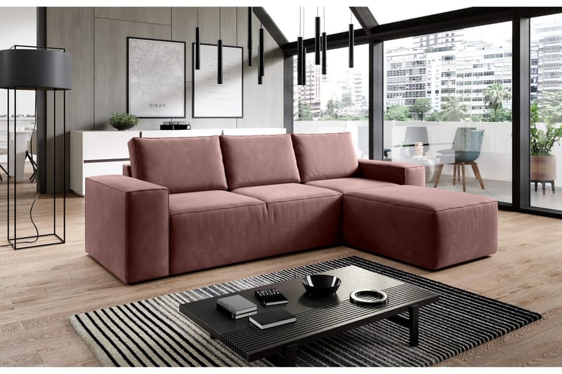 Kamli Sovesofa m. Divan med Oppbevaring - Grønn - Møbler - Sofaer - Sovesofaer