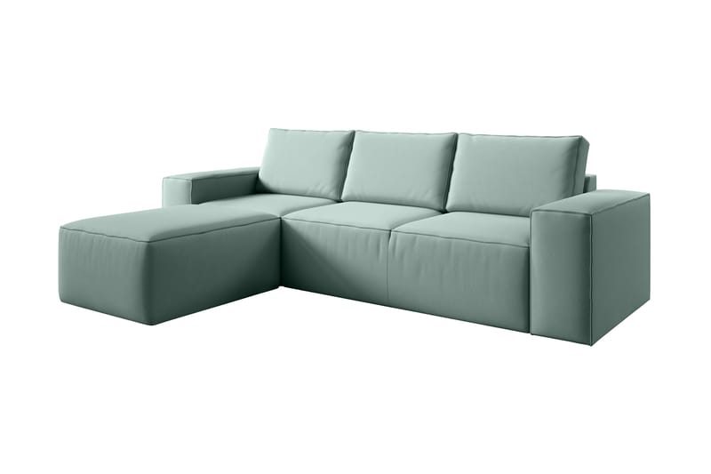 Kamli Sovesofa m. Divan med Oppbevaring - Lyserosa - Møbler - Sofaer - Sovesofaer