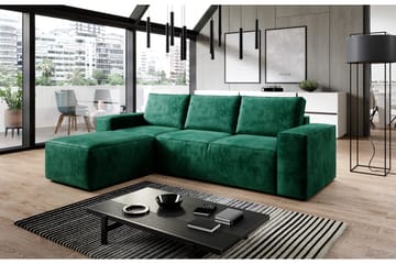 Kamli Sovesofa m. Divan med Oppbevaring - Turkis - Møbler - Sofaer - Sovesofaer