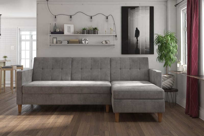 Karyna Sovesofa - Lysegrå - Møbler - Sofaer - Sovesofaer