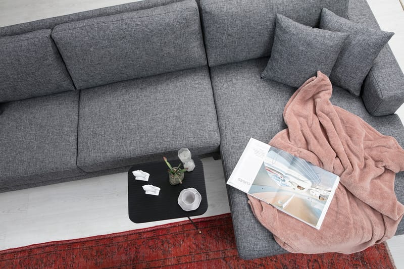 Katilaya Sovesofa med Divan Høyre - Grå - Møbler - Sofaer - Sovesofaer
