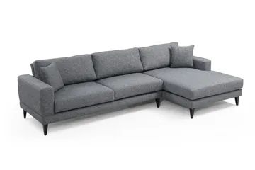 Katilaya Sovesofa med Divan Høyre - Grå - Møbler - Sofaer - Sovesofaer