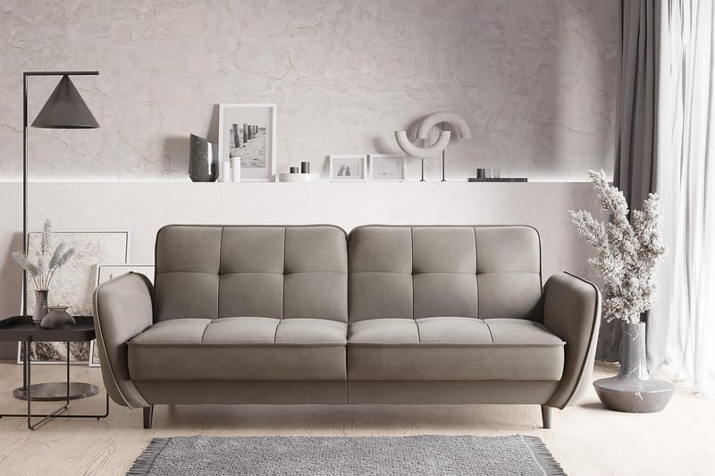Katsuya Sovesofa 3-seters - Beige - Møbler - Sofaer - Sovesofaer