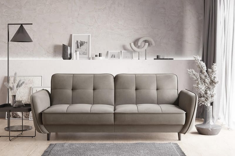 Katsuya Sovesofa 3-seters - Beige - Sovesofaer - 3 seters sovesofa