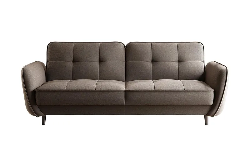 Katsuya Sovesofa 3-seters - Beige/Brun - Møbler - Sofaer - Sovesofaer