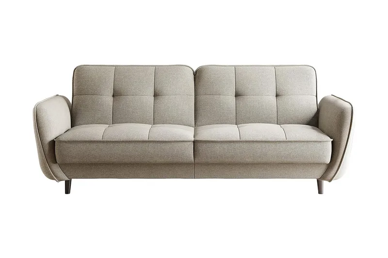 Katsuya Sovesofa 3-seters, Beige/Hvit