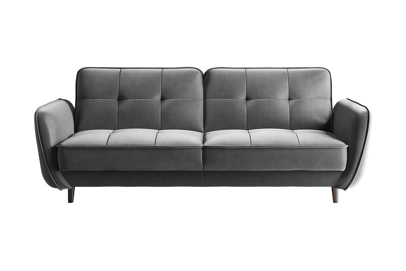 Katsuya Sovesofa 3-seters - Grå - Sovesofaer - 3 seters sovesofa