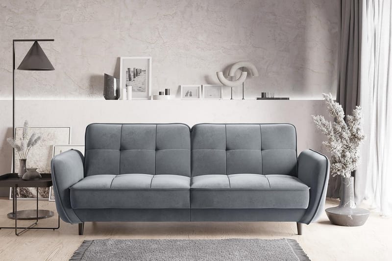 Katsuya Sovesofa 3-seters - Grå - Møbler - Sofaer - Sovesofaer