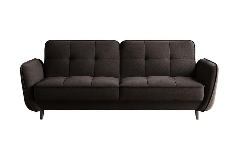 Katsuya Sovesofa 3-seters - Mørkebrun - Sovesofaer - 3 seters sovesofa