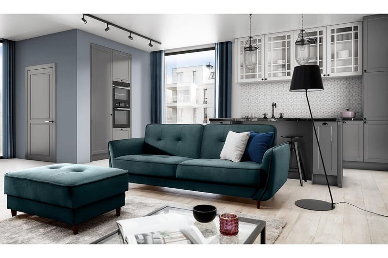 Katsuya Sovesofa 3-seters - Mørkegrønn - Møbler - Sofaer - Sovesofaer