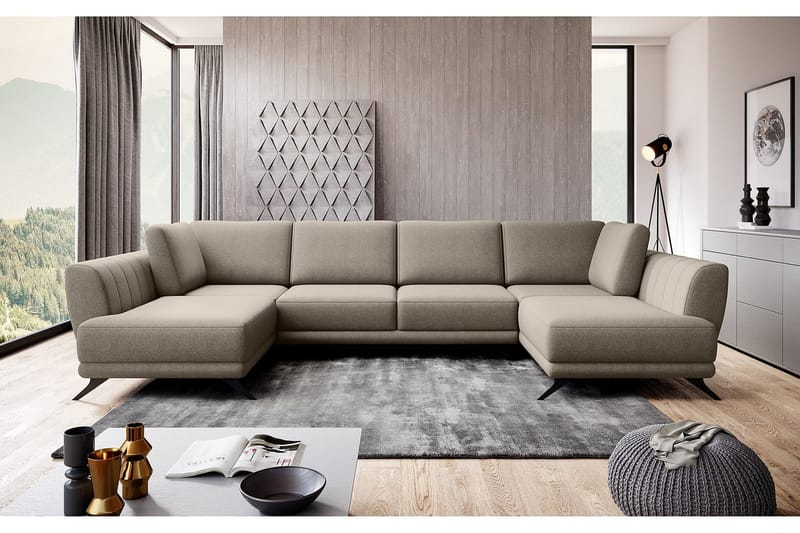 Katun Sovesofa Dobbeltsjeselong - Beige - Møbler - Sofaer - Sovesofaer