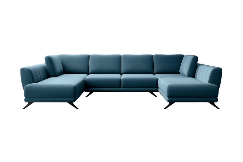 Katun Sovesofa Dobbeltsjeselong - Blå - Møbler - Sofaer - Sovesofaer