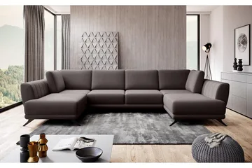 Katun Sovesofa Dobbeltsjeselong - Brun - Møbler - Sofaer - Sovesofaer