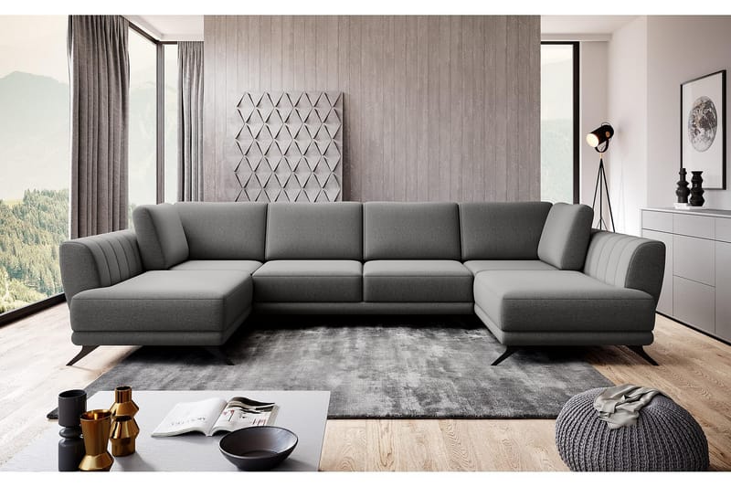 Katun Sovesofa Dobbeltsjeselong - Grå - Møbler - Sofaer - Sovesofaer