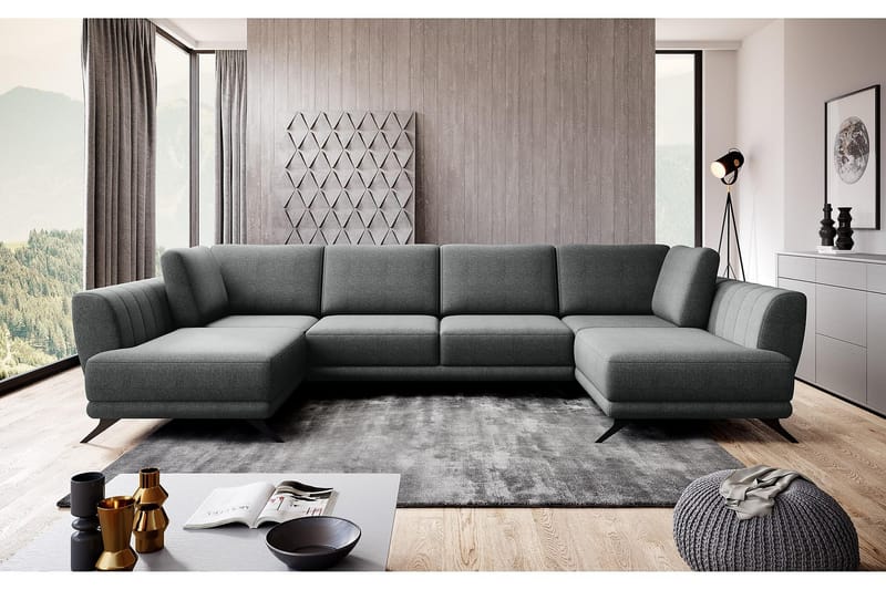 Katun Sovesofa Dobbeltsjeselong - Grå - Møbler - Sofaer - Sovesofaer
