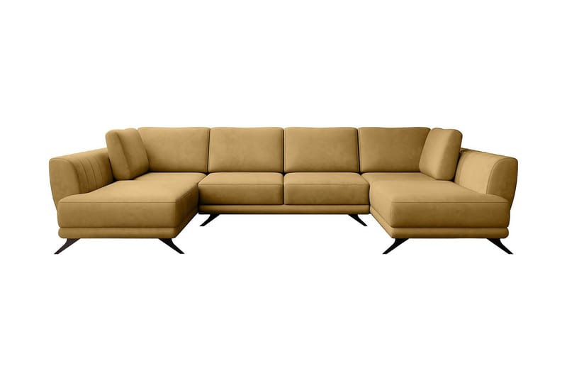 Katun Sovesofa Dobbeltsjeselong - Gul - Møbler - Sofaer - Sovesofaer