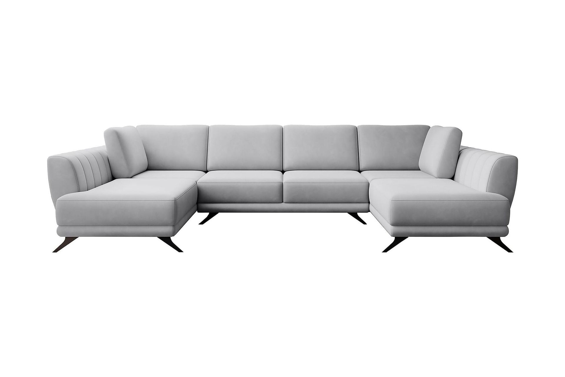 Katun Sovesofa Dobbeltsjeselong - Hvit/Lysegrå