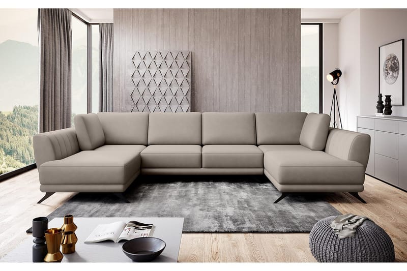 Katun Sovesofa Dobbeltsjeselong - Lysebeige - Møbler - Sofaer - Sovesofaer