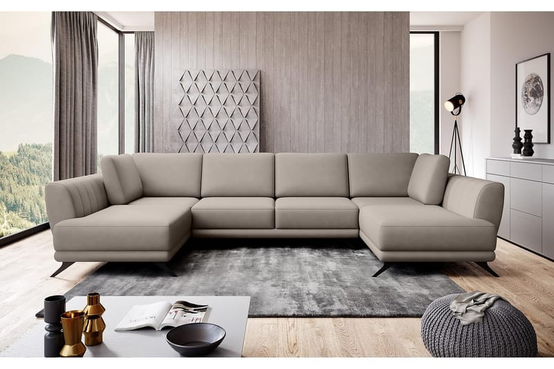 Katun Sovesofa Dobbeltsjeselong - Lysebeige - Sovesofaer