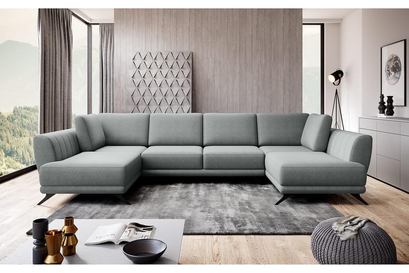 Katun Sovesofa Dobbeltsjeselong - Lysegrå - Møbler - Sofaer - Sovesofaer
