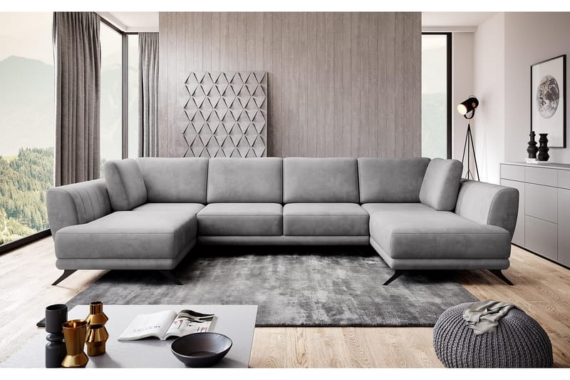 Katun Sovesofa Dobbeltsjeselong - Lysegrå - Møbler - Sofaer - Sovesofaer