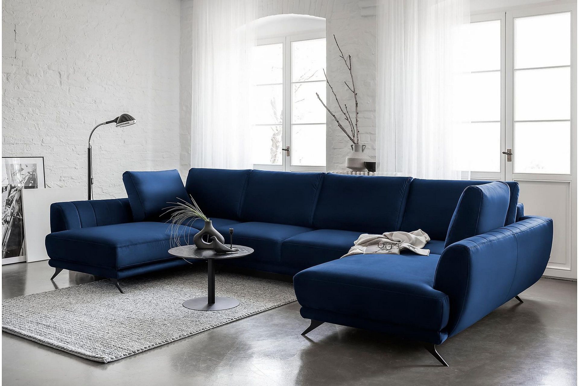 Katun Sovesofa Dobbeltsjeselong - Mørkeblå
