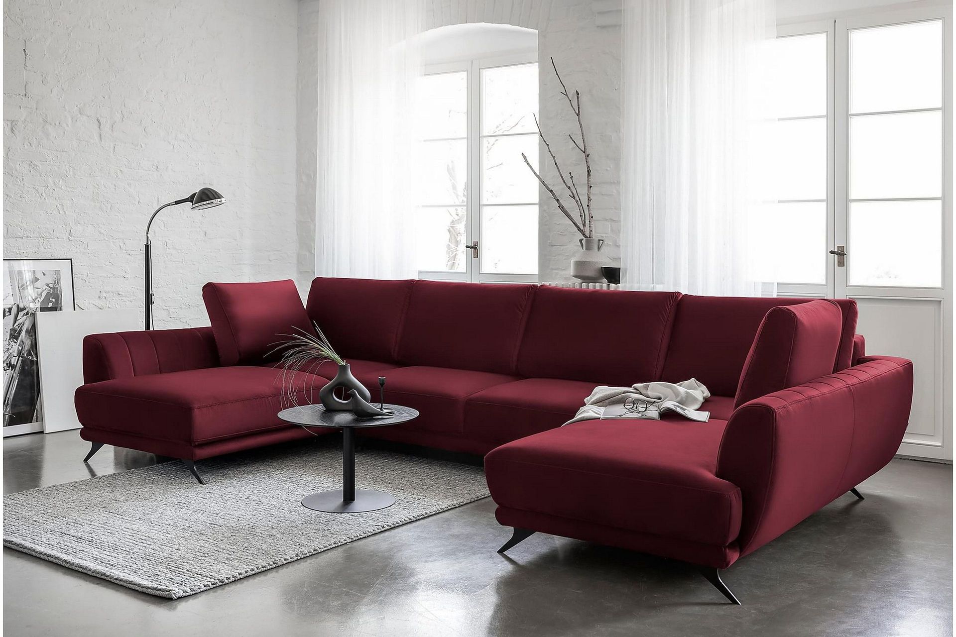 Katun Sovesofa Dobbeltsjeselong - Rød