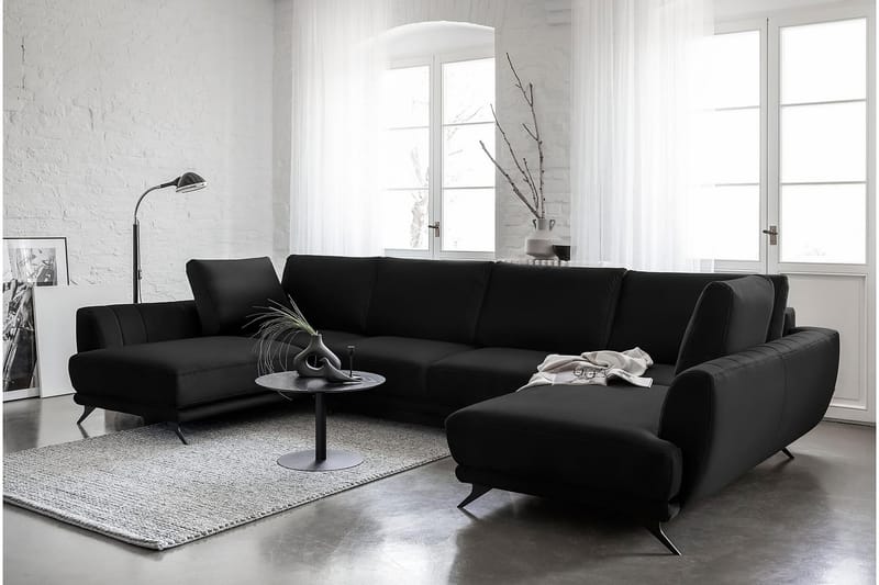 Katun Sovesofa Dobbeltsjeselong - Svart - Møbler - Sofaer - Sovesofaer
