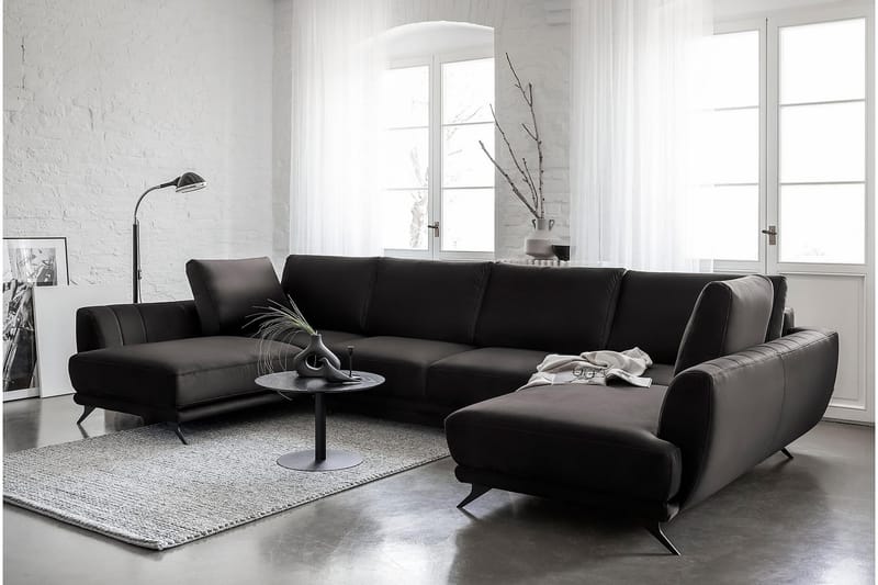 Katun Sovesofa Dobbeltsjeselong - Svart - Sovesofaer