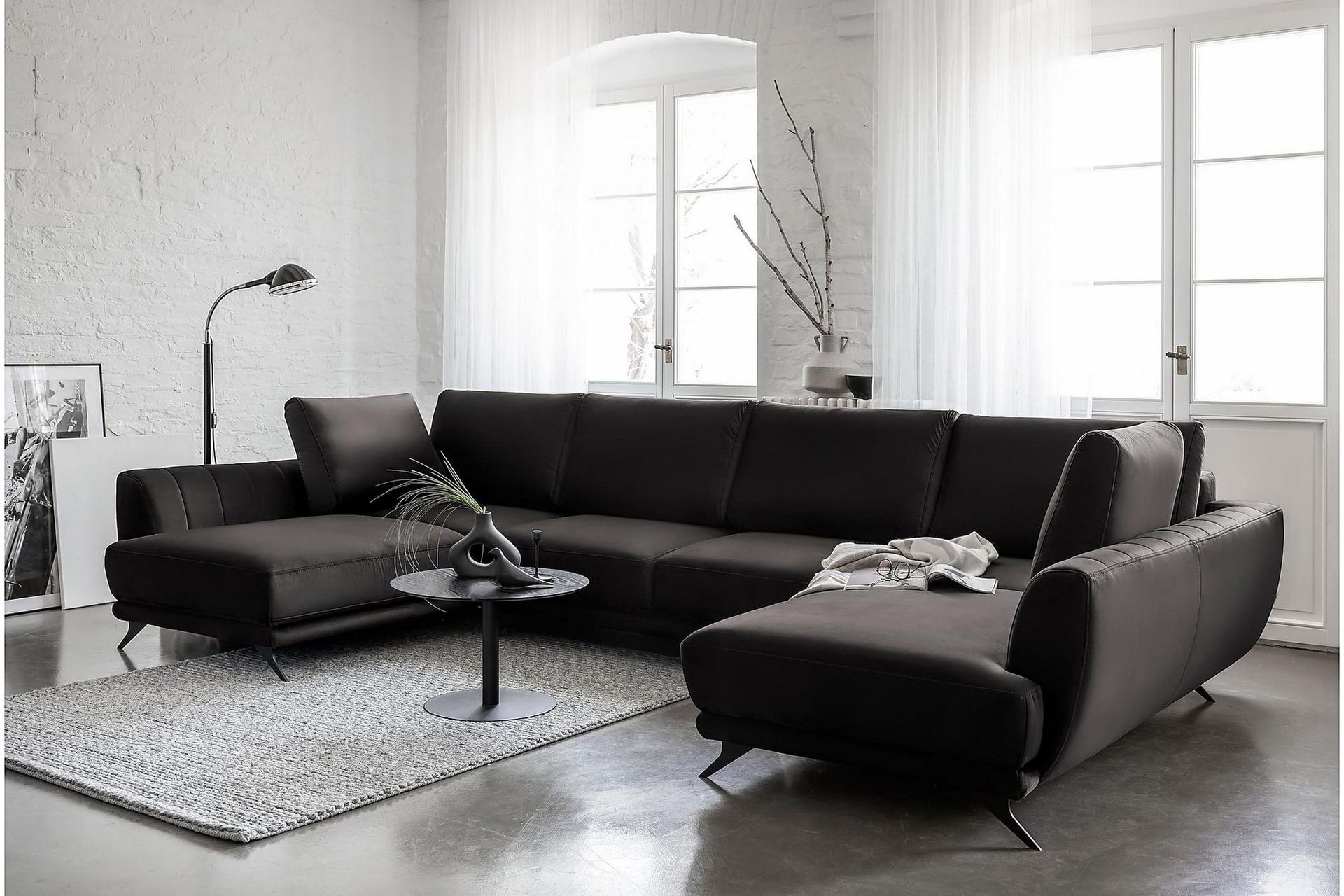 Katun Sovesofa Dobbeltsjeselong - Svart