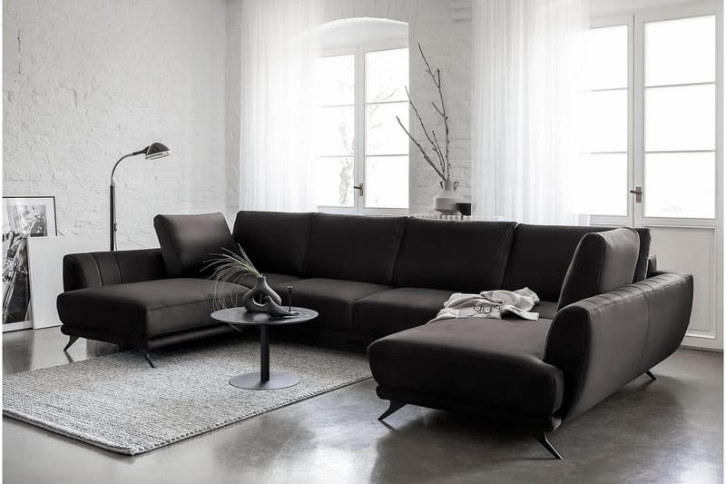 Katun Sovesofa Dobbeltsjeselong - Svart - Møbler - Sofaer - Sovesofaer