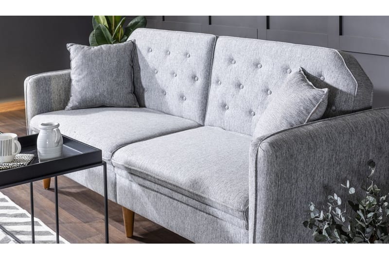 Keena Sovesofa 3-seter - Grå - Møbler - Sofaer - Sovesofaer