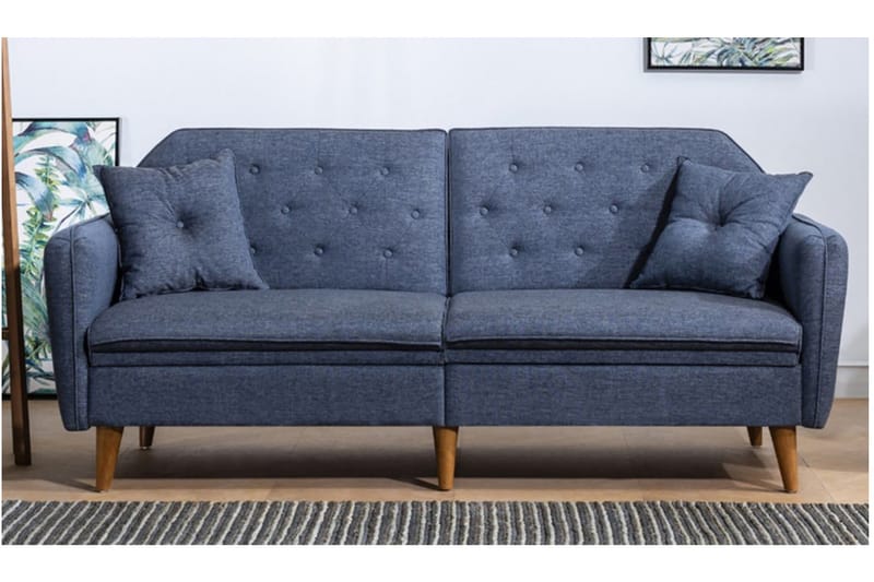 Keena Sovesofa 3-seter - Mørkeblå - Møbler - Sofaer - Sovesofaer